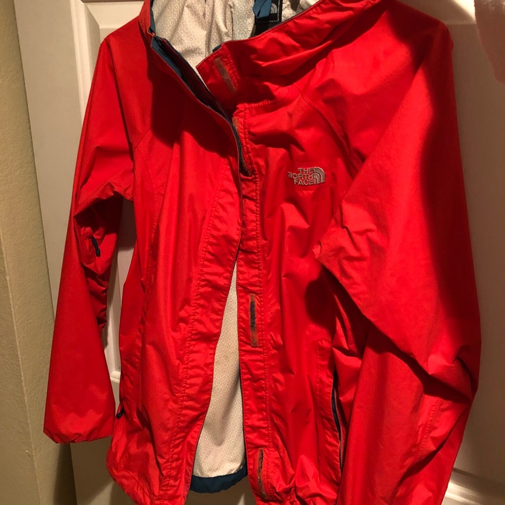 North face rain coat